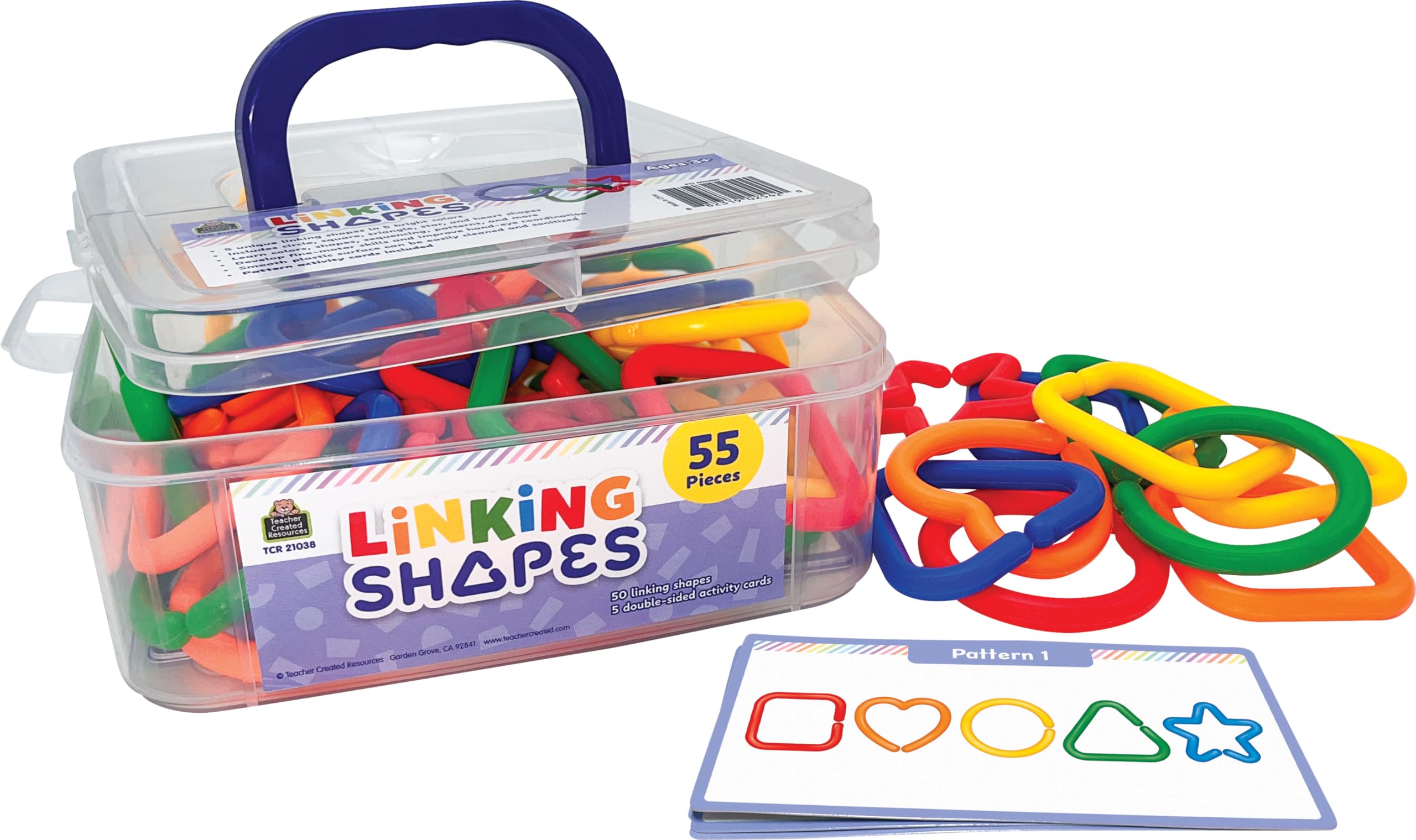 Amazon.com: Teacher Created Resources Linking Shapes (TCR21038